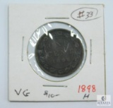 1898-H (VG) Canada Large Cent