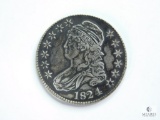 1824 Capped Bust Half Dollar - Overdate 4/4 - Toned
