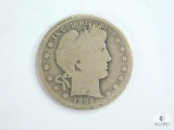 1896-S Barber Half Dollar