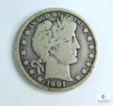 1901 Barber Half Dollar