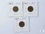Three Mixed Indian Head Cents