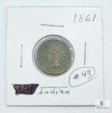1861 Indian Head Cent, Rough