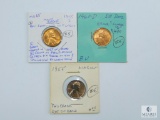 Three Lincoln Errors, See Description Below