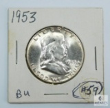 1953 Franklin Half, BU