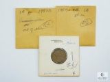 Three Lincoln Errors, See Description Below