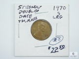 1970-S (Large) Lincoln Error Very Strong Doubled Date & Mintmark