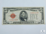 1928-F $5.00 U.S. Note Crisp XF