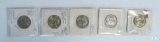 Five Washington Quarter Errors Described on 2x2 Includes a 1976-D Bicentennial