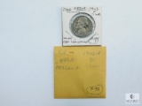 Two Silver War Nickel Errors 1942-P Rev. Lamination & 1943-P Huge Obv. Lamination & Peel