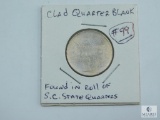 Blank Clad Quarter Found in BU Roll of S.C. State Quarters