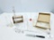 Mixed Lot of Medical and Laboratory Glassware, Beakers and Testing Items