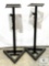 Two Like-new Adjustable Speaker Stands