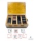 Vintage Slides In Wood Case - Some Glass Negatives - Many Military Airplanes