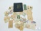Lot of Old Stamps, Scrap Book of Stamps - Mostly Cancelled