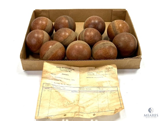 Group of 12 Vintage Skee-Ball or Carnival Game Balls