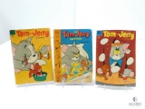 Three Vintage Tom & Jerry Comic Books from the 1950s