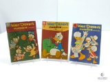 Three Vintage DELL Walt Disney Comic Books from the 1950s