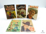 Mixed Lot: 1950s Vintage Children's Illustrated Comics - Lone Ranger, Hopalong Cassidy, Howdy Doody