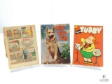 Three Vintage Comics from the 1950s - Rin Tin Tin, Tubby