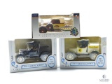 Three Diecast Collectible Banks - ERTL and Liberty
