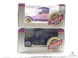 Two Collectible Car Banks - Pennsylvania Railroad and Sunsweet Growers