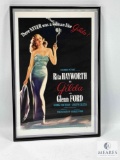 Framed Rita Hayworth 'Gilda' Movie Window Card - Morgan Litho Corp 46/539 MP54