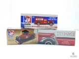 Lot with Three Die-Cast Coin Banks, Two Sentry Hardware, One Liberty Classics