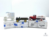 Lot with Three Die-Cast Coin Banks (Two Scale Models, One ERTL)