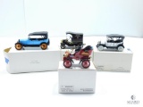 Lot with Four National Motor Museum Mint Collection Cars, 1913 Ford Model T Police Paddy Wagon