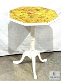 Vintage Flip Top Octagonal Occasional Table