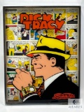 Vintage Dick Tracy Framed Glass Front Comic Collectible