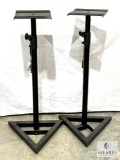 Two Like-new Adjustable Speaker Stands
