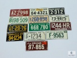 Lot of 1954 and 1955 Wheaties Miniature State License Plates