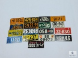 Lot of 1953 and 1954 Wheaties Miniature State License Plates