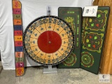 Casino Gaming Lot - Steamboat Wheel, Crown & Anchor Board, Craps Board - for Casino Night Rentals