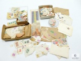 Large Lot of US and International Stamps - Many Cancelled