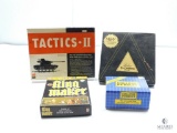 Lot of Four Vintage Games - Tactics II, King Maker, Tri-Ominos and College Pursuit