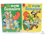 Two Vintage Woody Woodpecker Comics from the 1950s.