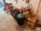 Assorted Yard and Workshop Supplies - Fertilizer, Concrete Mix, Spreaders, and More