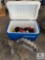 Coleman PolyLite 40 Cooler, Quick Change Trailer Jack, Straps and Heavy-Duty Hitch Accessories