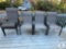 Set of Six Outdoor Patio Chairs