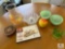Kitchenware and Collectibles Lot - Glassware, Bowls, Apple Jar, and More!