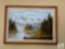 Serene Mountain Landscape Framed Art