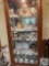 Collection of Fine China, Figurines, and Decorative Teacups (Curio Contents Only)