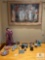 Medieval Tapestry and Figurine Collection