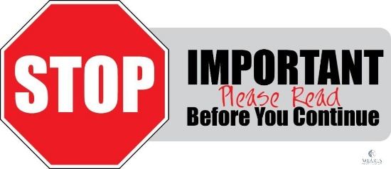AUCTION INFORMATION - NO LONG TRAILERS - DO NOT BID ON THIS LOT