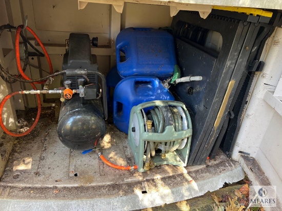 Tool Shed Essentials Bundle - Air Compressor, Hose