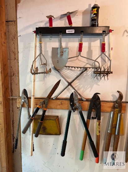 Garden Tool Collection - Shovels, Rakes, Pruners, Loppers, and More