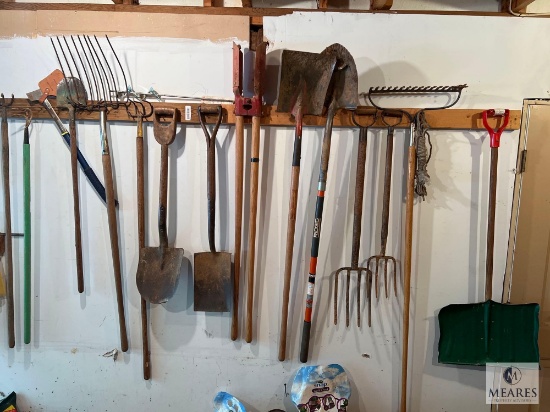 Garden and Farm Tool Set - Shovels, Rakes, Pitchforks, and More