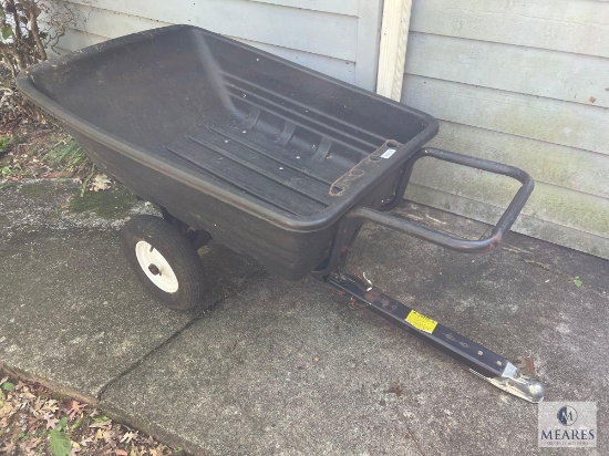 Heavy-Duty Garden Utility Cart with Tow Hitch